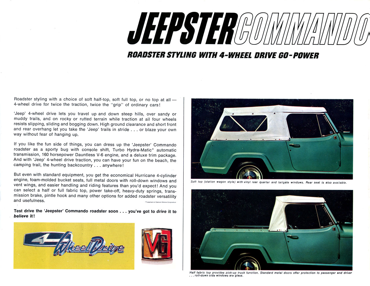 1966 Jeep Jeepster Commando Brochure Page 6